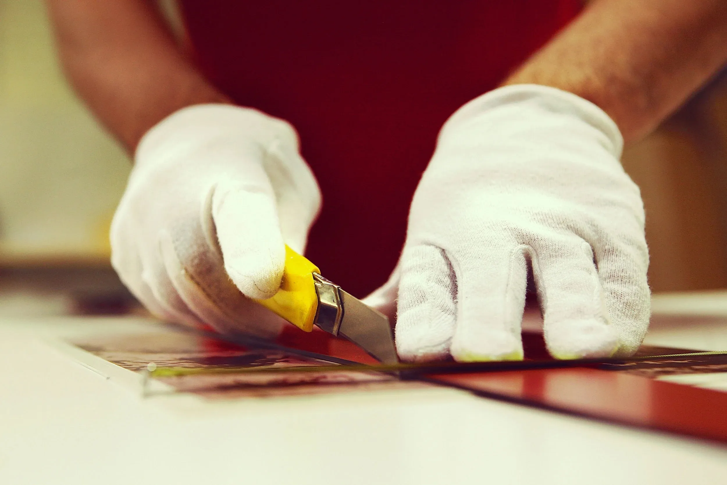 Assembling and meticulously checking a frame